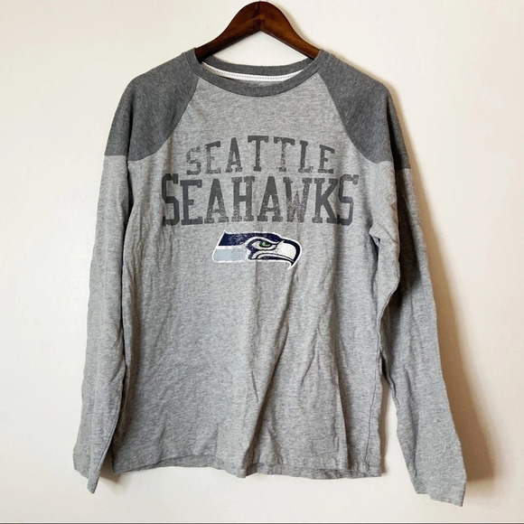 NFL Seattle Seahawks Crewneck Shirt 100% Cotton Size Medium Mens - Picture 9 of 9